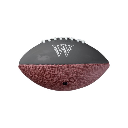 Personalized 1 Panel Football with Monogram Design アメリカンフットボール (回転270)