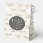 Personalized 2025 Photo Congrats Graduation Party フェイバーボックス (裏面)