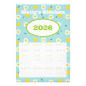Personalized 2026 Calendar フォトプリント (正面)