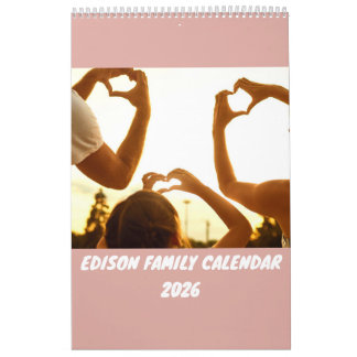 Personalized 2026 Family Calendar  カレンダー