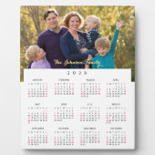 Personalized 2026 Family Photo Yearly Calendar フォトプラーク (正面)