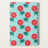 Personalized 2026 Floral Planner Notebook プランナー手帳 (裏面)