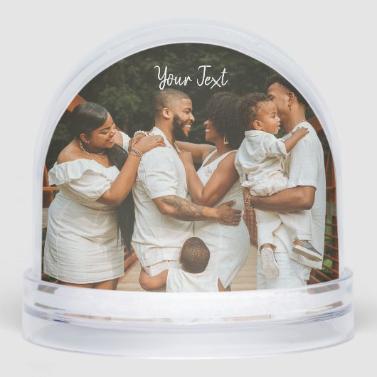 Personalized 2 Photo & Custom Text Template  (正面)