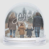 Personalized 2 Photo Family Joyful Christmas (裏面)