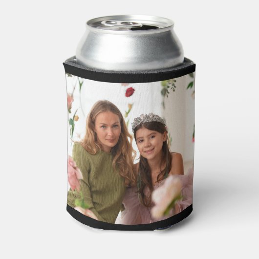Personalized 2 Photo Template Double Sided Can Coo 缶クーラー (缶裏面)