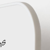 Personalized 2 Photo with Monogram & Family Name ピックルボールラケット (左詳細)