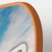 Personalized 2 photos Cool Simple ピックルボールラケット (左詳細)