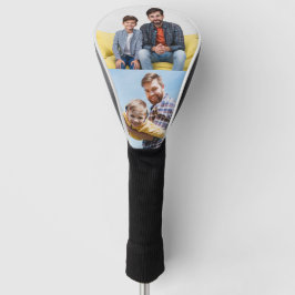 Personalized 2 Photos Gift for a Golfer ゴルフヘッドカバー