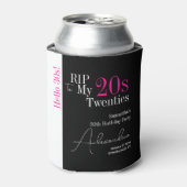 Personalized 30th Birthday RIP 20s Hello 30s Party 缶クーラー (缶正面)
