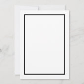 Personalized 3 Letter Monogram Notecards サンキューカード (裏面)