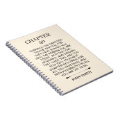 Personalized 40th Birthday ノートブック (右側)