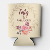 Personalized 40th Birthday Cooler 缶クーラー (正面)