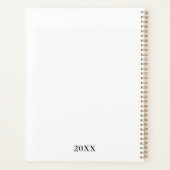 Personalized 4-Image Dated Wedding プランナー手帳 (裏面)