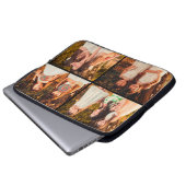 Personalized 4 Photo Collage Electronics Bag ラップトップスリーブ (正面下部)