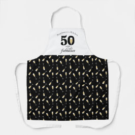 Personalized 50 and Fabulous Birthday エプロン
