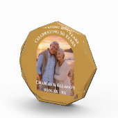 Personalized 50th Anniversary Arch Photo Keepsake フォトブロック (右)