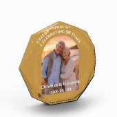 Personalized 50th Anniversary Arch Photo Keepsake フォトブロック (左)