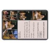 Personalized 50th Birthday Photo Collage Flexible  マグネット (横)