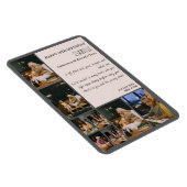 Personalized 50th Birthday Photo Collage Flexible  マグネット (右側)