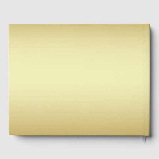 Personalized 50th Golden Wedding Anniversary ゲストブック (裏面)