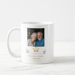 Personalized 50th Wedding Anniversary Mug コーヒーマグカップ