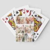 Personalized 6 Photo Collage Vertical Poker トランプ (裏面)