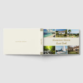 Personalized 6 Photo Home, Rental or Wedding ゲストブック (全面)