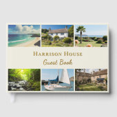 Personalized 6 Photo Home, Rental or Wedding ゲストブック (正面)