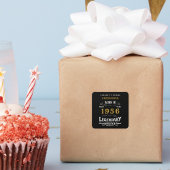 Personalized 70th Birthday Add Name 1956 Legend スクエアシール