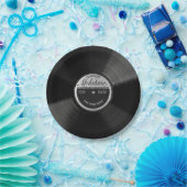 Personalized 78 Vinyl Record Design Paper Plates ペーパープレート (パーティー)