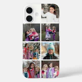 Personalized 7 Photo Collage iPhone 16 Plusケース