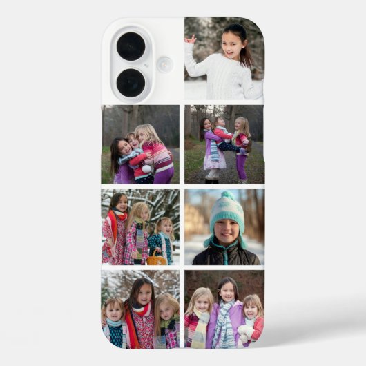 Personalized 7 Photo Collage Case-Mate iPhoneケース (裏面)