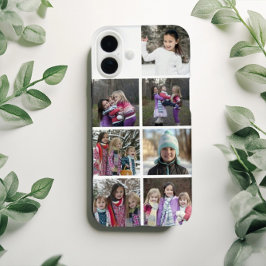 Personalized 7 Photo Collage iPhone 16 Plusケース