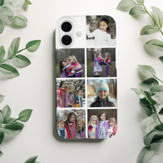 Personalized 7 Photo Collage iPhone 16 Plusケース