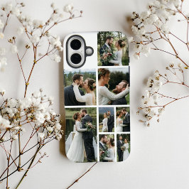 Personalized 8 Photo Collage iPhone 16 Plusケース