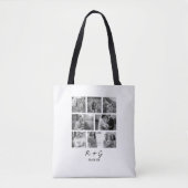 Personalized 8 Photo Collage Tote Bag トートバッグ (正面)