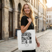 Personalized 8 Photo Collage Tote Bag トートバッグ