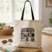 Personalized 8 Photo Collage Tote Bag トートバッグ