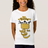  Personalized 8th Birthday King Crown Design Tシャツ (正面)