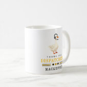 Personalized 911 Dispatcher Goose With Headset  コーヒーマグカップ (正面右)