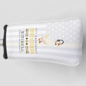 Personalized 911 Dispatcher Goose With Headset ゴルフヘッドカバー (正面)