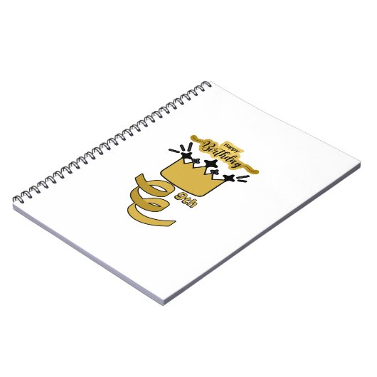  Personalized 9th Birthday King Crown Design ノートブック (左側)