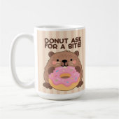 Personalized A fun play on words Castor & Dona コーヒーマグカップ (左)