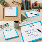 Personalized "A Note From" Custom Name Notepad ポストイット