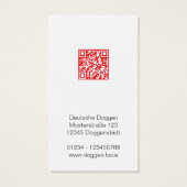 Personalized Abstract Great Dane (裏面)