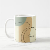 Personalized Abstract Mug コーヒーマグカップ (左)