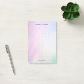 Personalized abstract pastel aesthetic dot Grid ポストイット (オフィス)