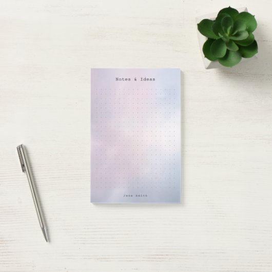Personalized abstract pastel aesthetic dot Grid  ポストイット (オフィス)