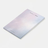 Personalized abstract pastel aesthetic dot Grid  ポストイット (アングル)