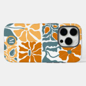 Personalized Abstract Retro Floral Monogram Case-Mate iPhoneケース (裏面 (横))